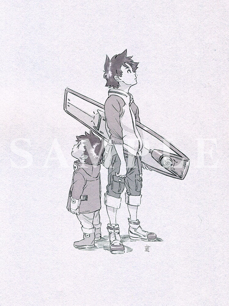 吉田健一描き下ろしジャケットイラスト レントン